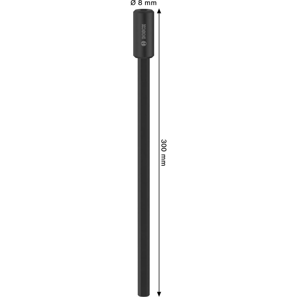 Bosch Verlängerungsstange für Aufsteckhalter, 8 x 300 mm