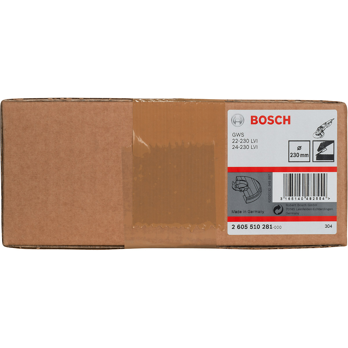 Bosch Schutzhaube ohne Deckblech zum Schleifen, 230 mm