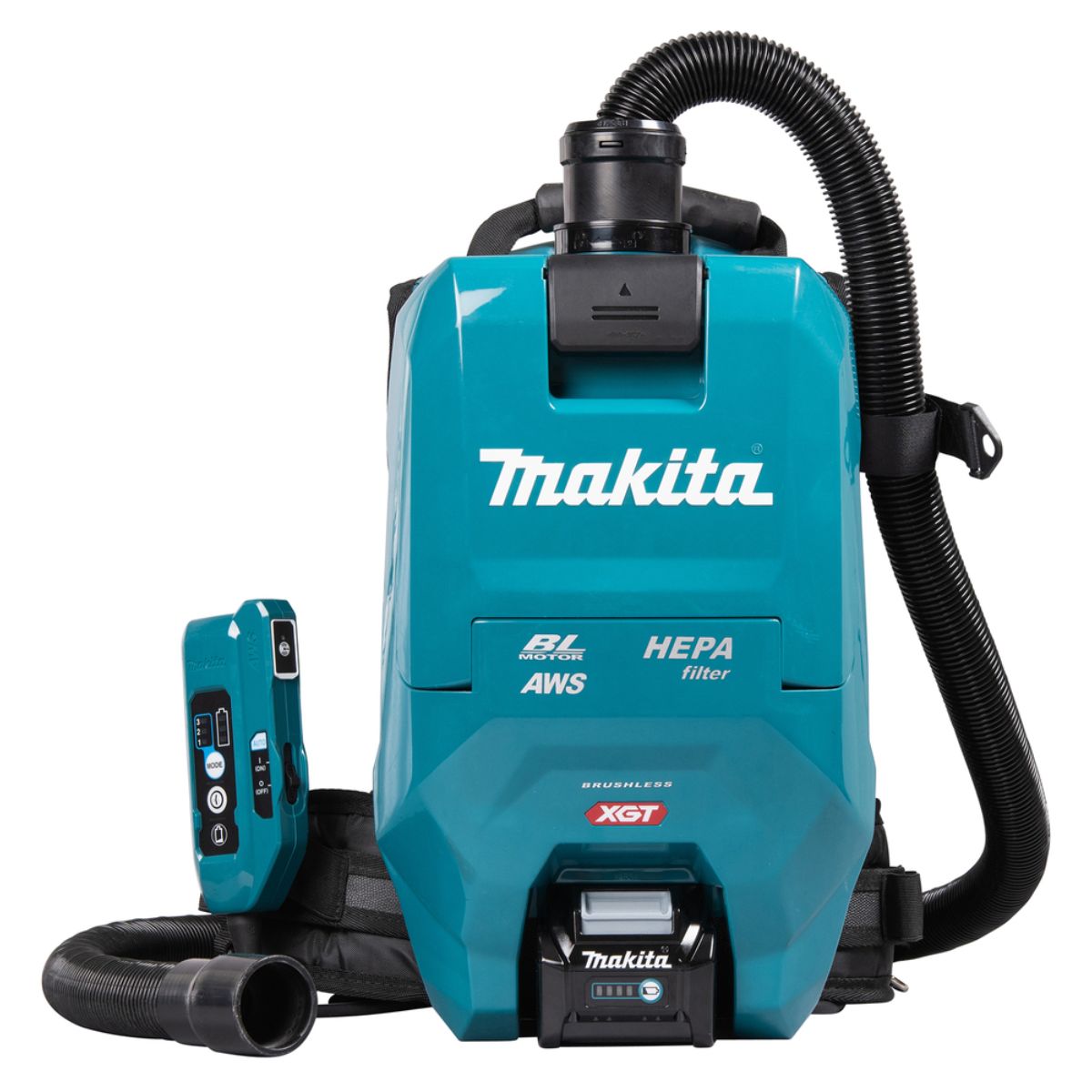 Makita Akku-Rucksackstaubsauger 40V max. mit AWS (ohne Akku, ohne Ladegerät) VC009GZ01