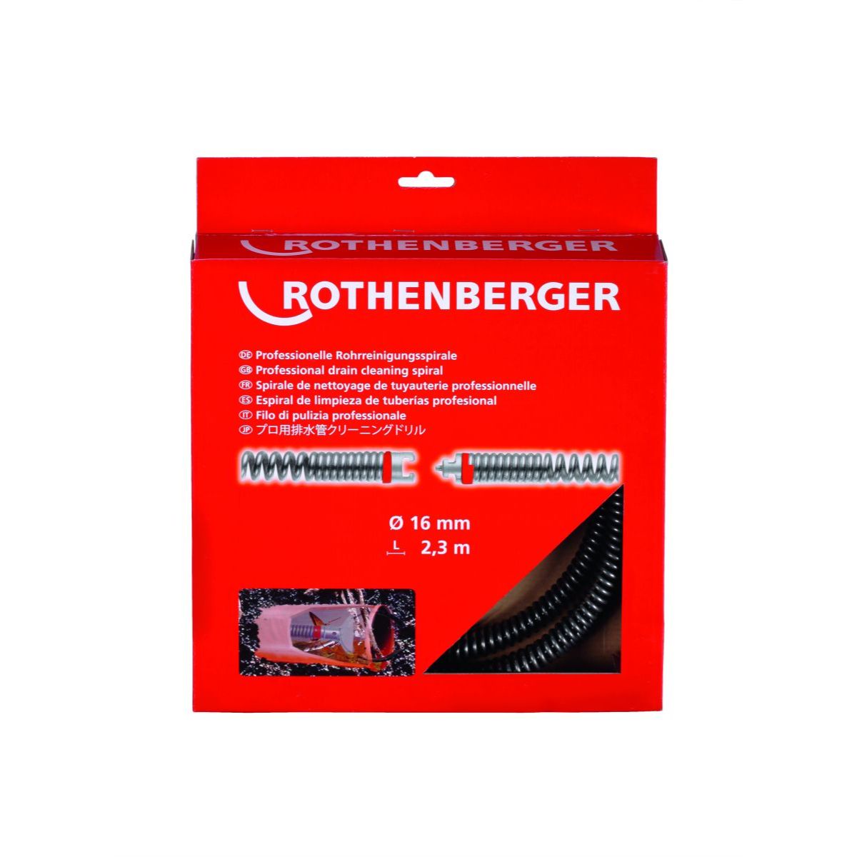 ROTHENBERGER Spirale SMK, 16mmx2,3m, Kunststoffseele