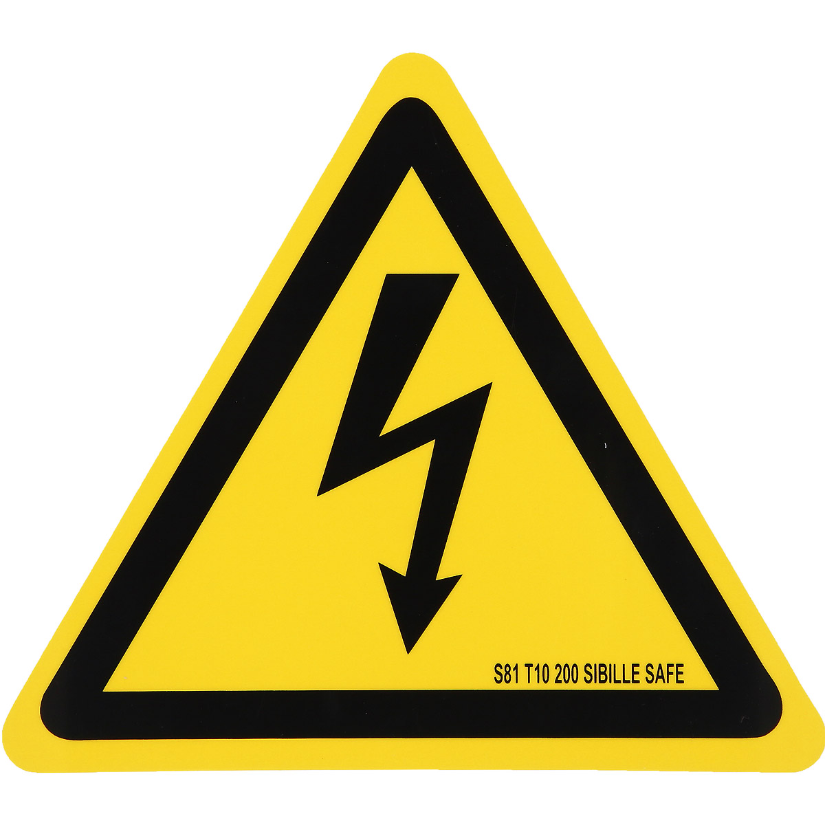 KS Tools Warnschild-Hybrid-Blitz, Aluminium