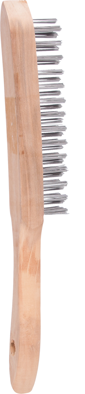 KS Tools Stahl-Handdrahtbürste 3-reihig, 290mm