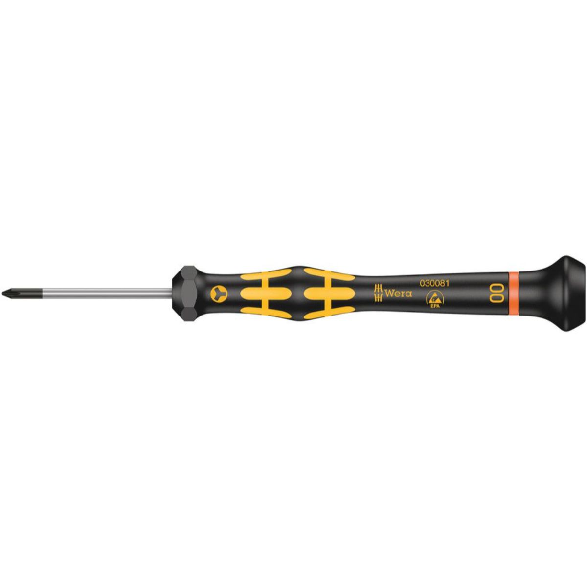 Wera 1572 ESD Kraftform Micro Schraubendreher für Microstix Schrauben