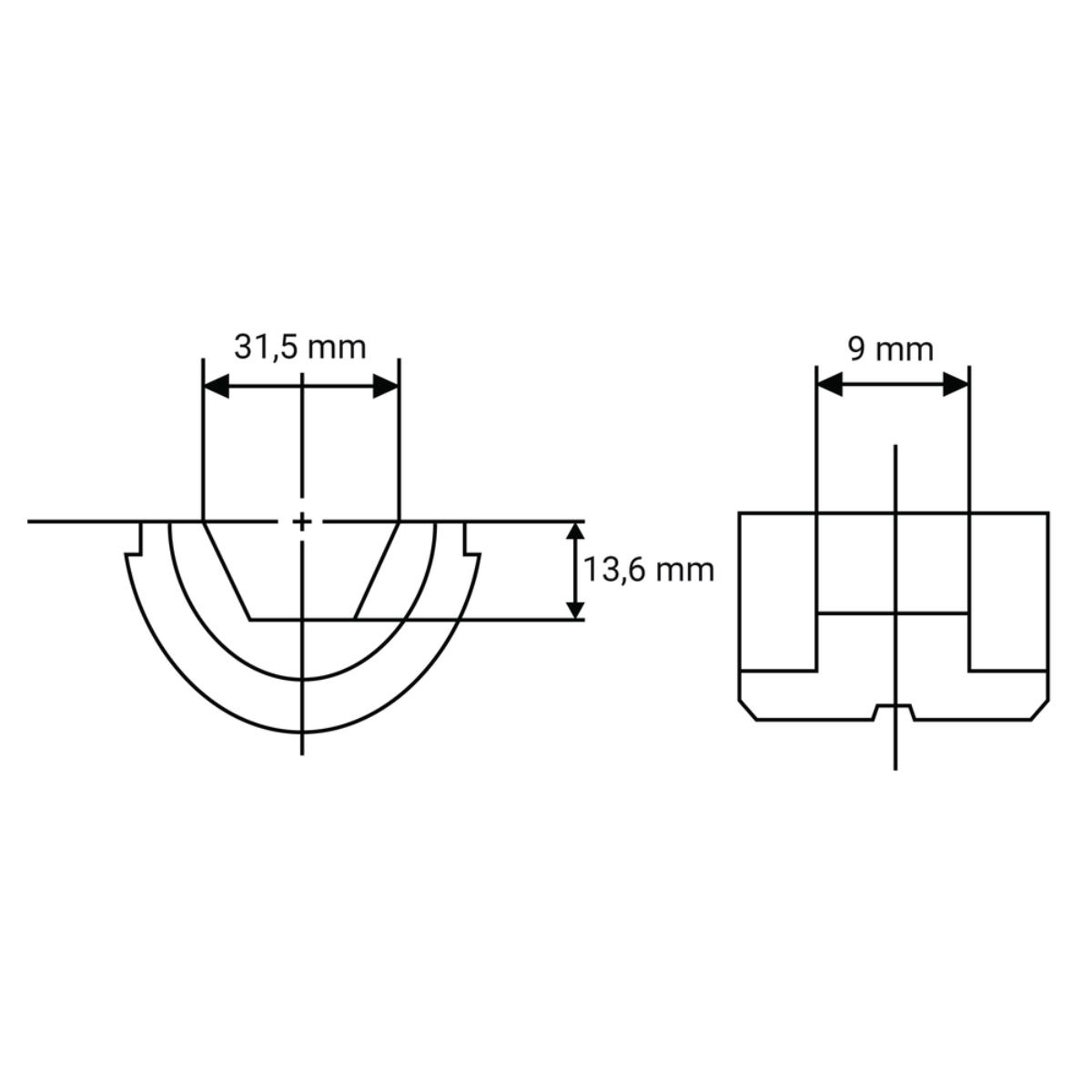 Makita Presseinsatz K32 Sechskant
