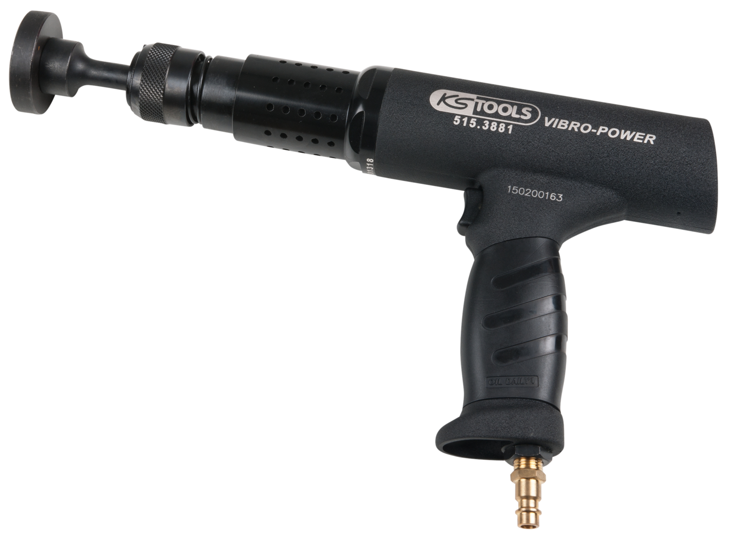 KS Tools Vibro-Impact Druckluft-Meißelhammer-Satz, 6-tlg