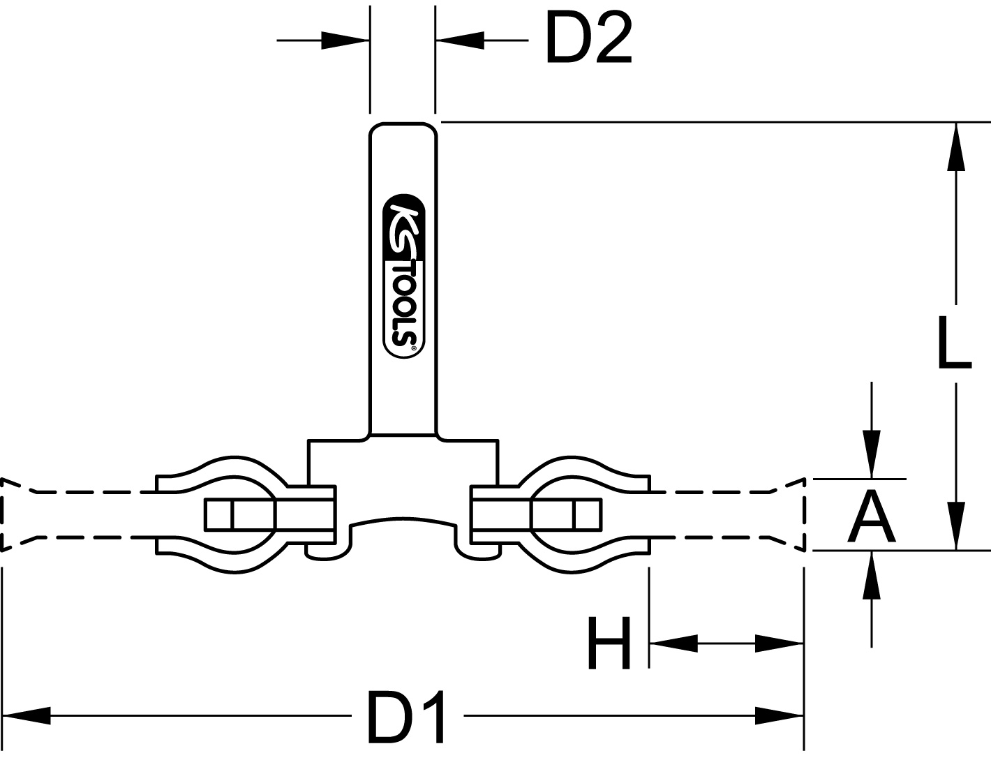 KS Tools Stahldrahtrundbürste 0,5mm, Ø 75mm