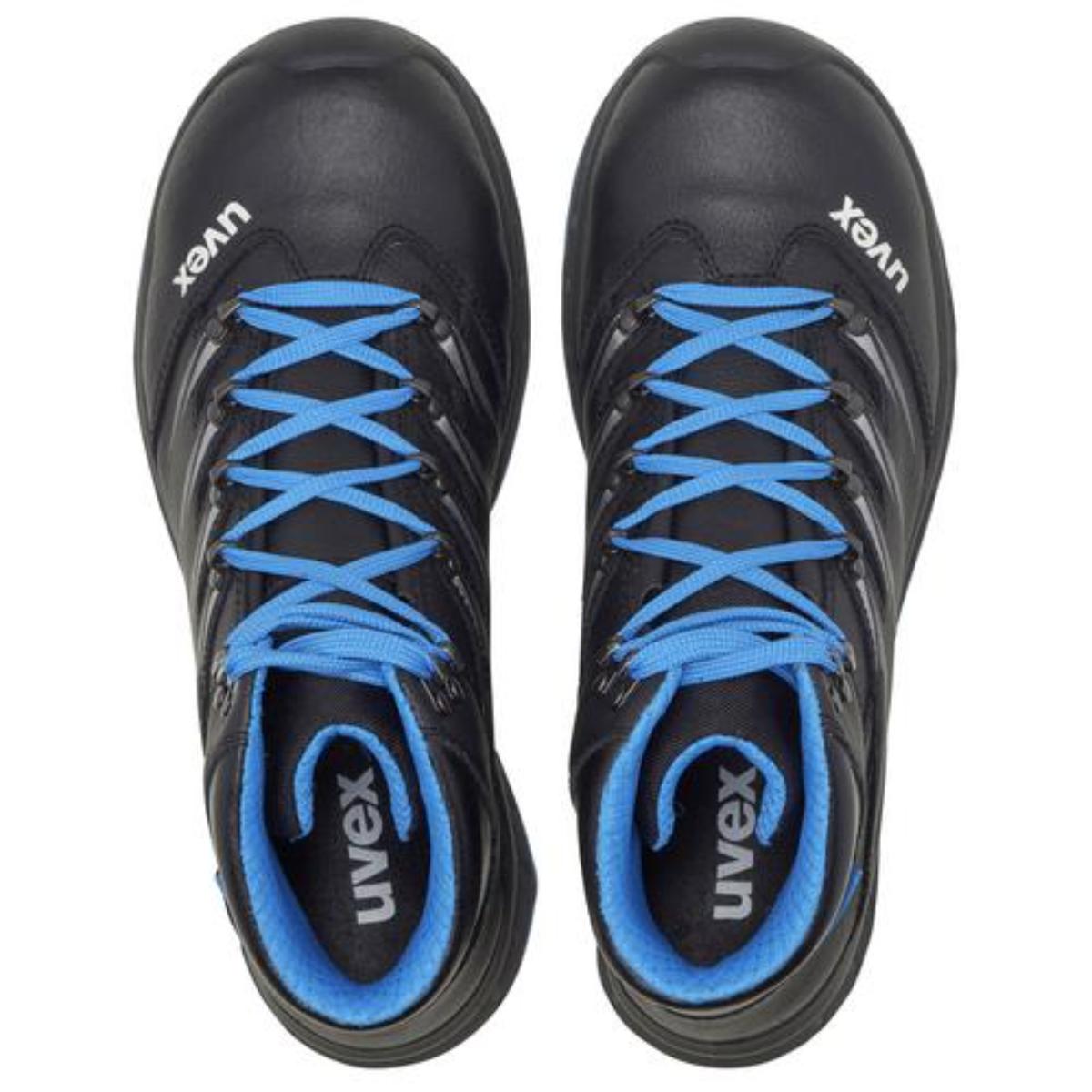 uvex 2 trend Sicherheitsschuh Stiefel S3, blau/schwarz