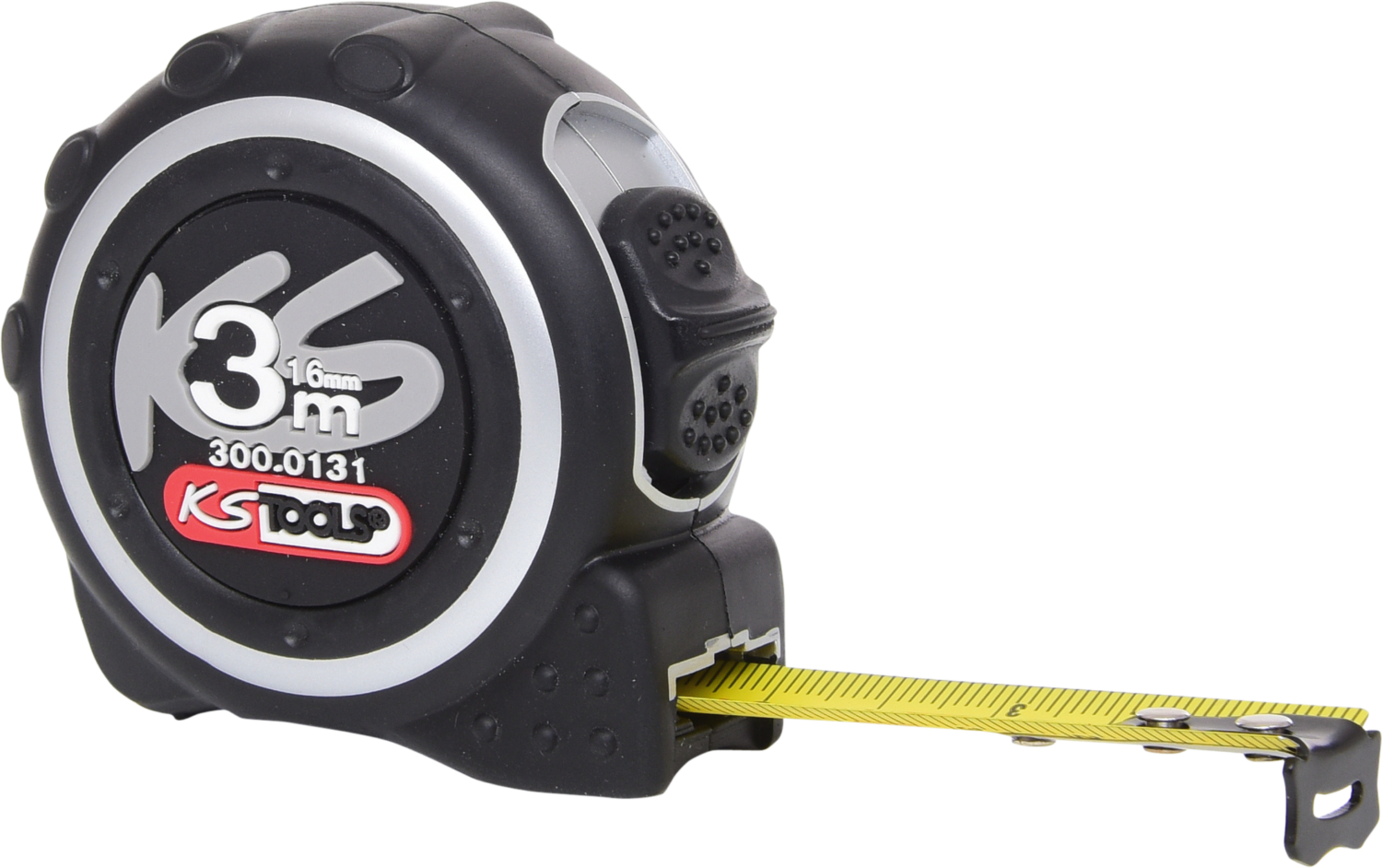 KS Tools Bandmaß mit Feststeller,schwarz-grau