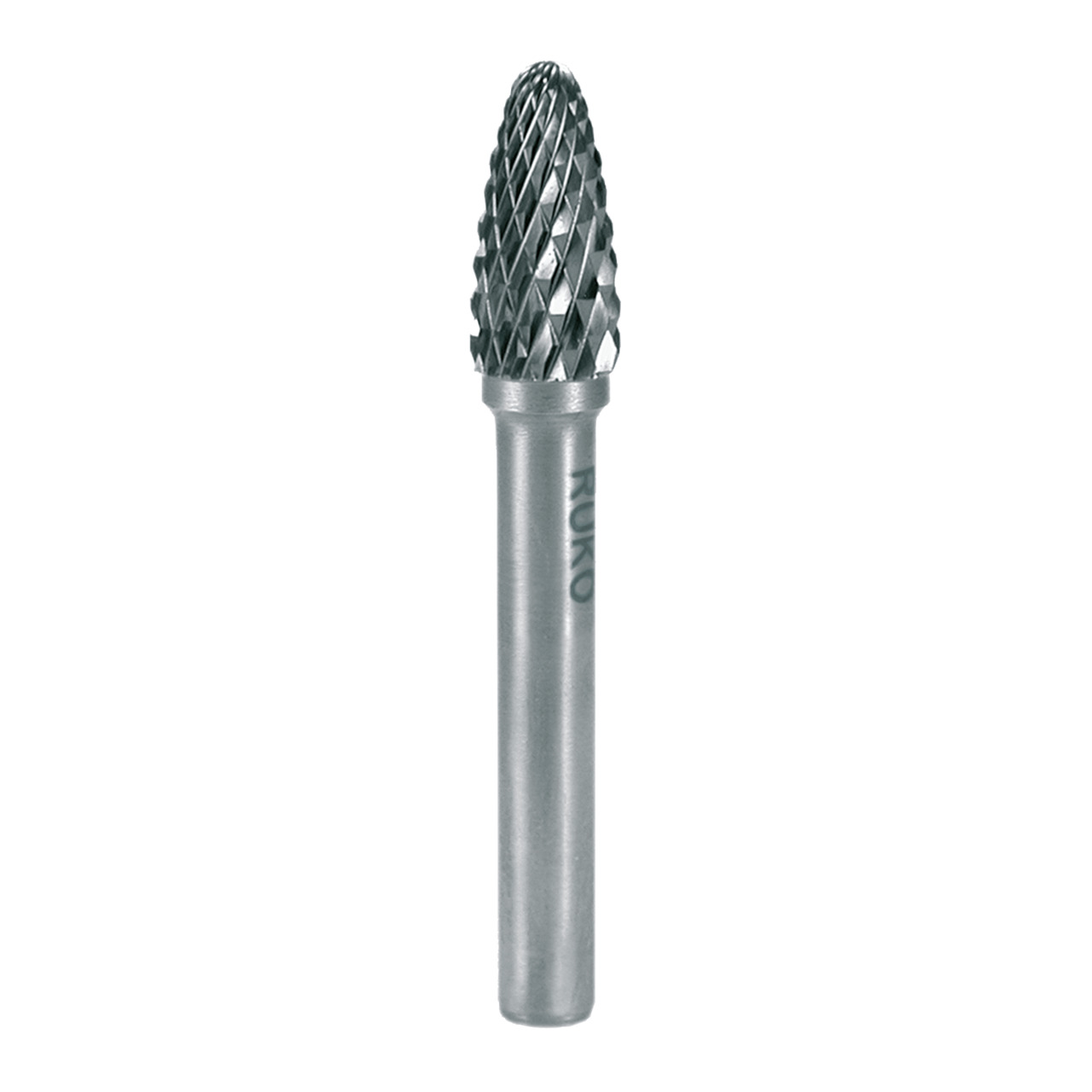 RUKO Hartmetall-Frässtift Form F Rundbogen (RBF)