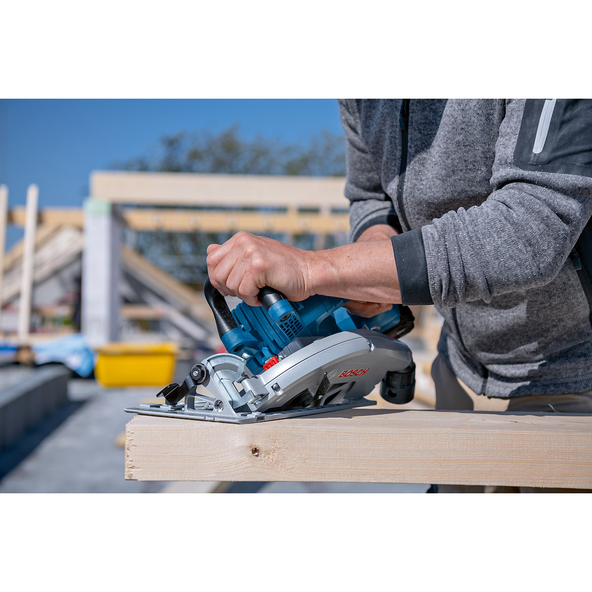 Bosch Akku-Kreissäge GKS 18V-70 L in L-BOXX 238