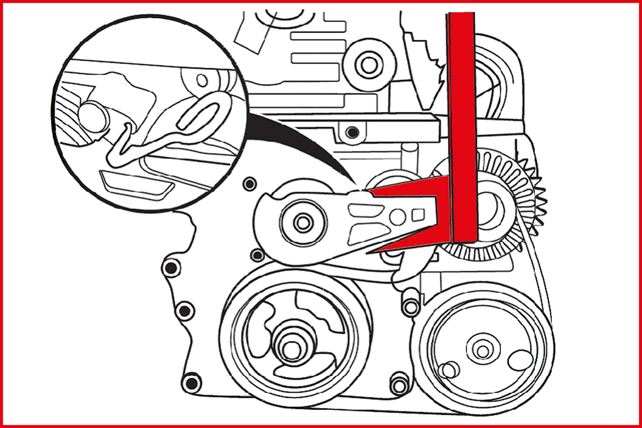 KS Tools Motoreinstell-Werkzeug-Satz für BMW - Mini, 4-tlg