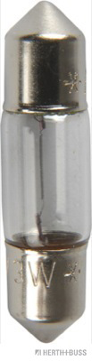 HERTH&BUSS Glühlampe, M, 24 V, 3 W, SV7-8