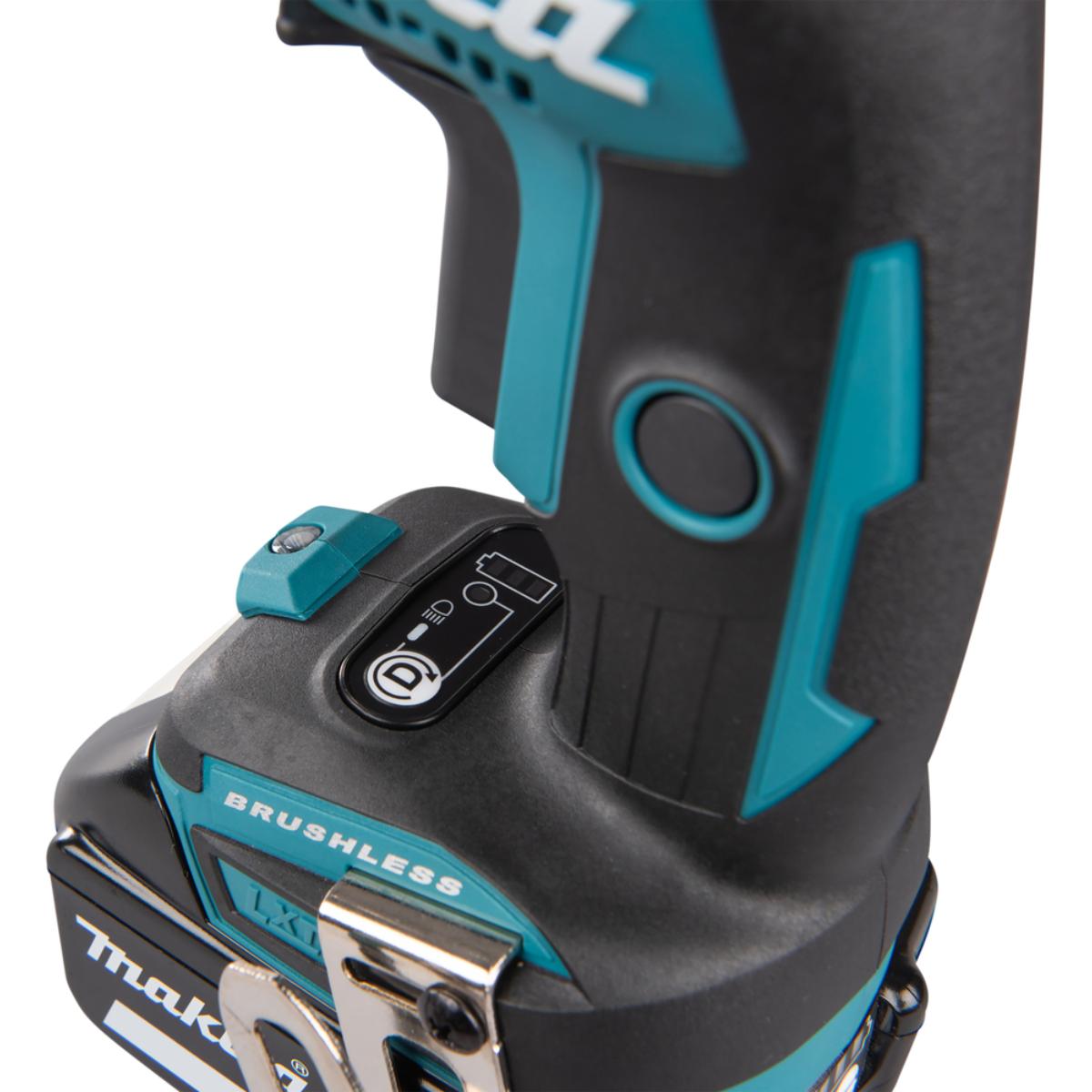 Makita Akku-Schnellbauschrauber LXT 18V mit Magazinvorsatz - DFS452TJX2