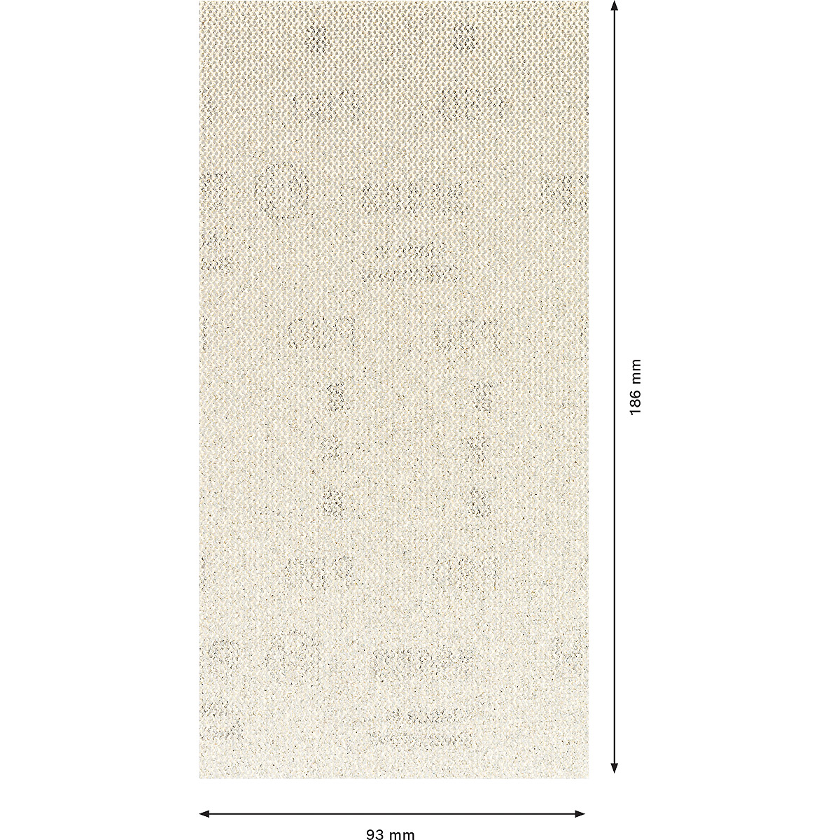 Bosch EXPERT M480 Schleifnetz für Schwingschleifer, 93 x 186mm, 10-tlg., P80
