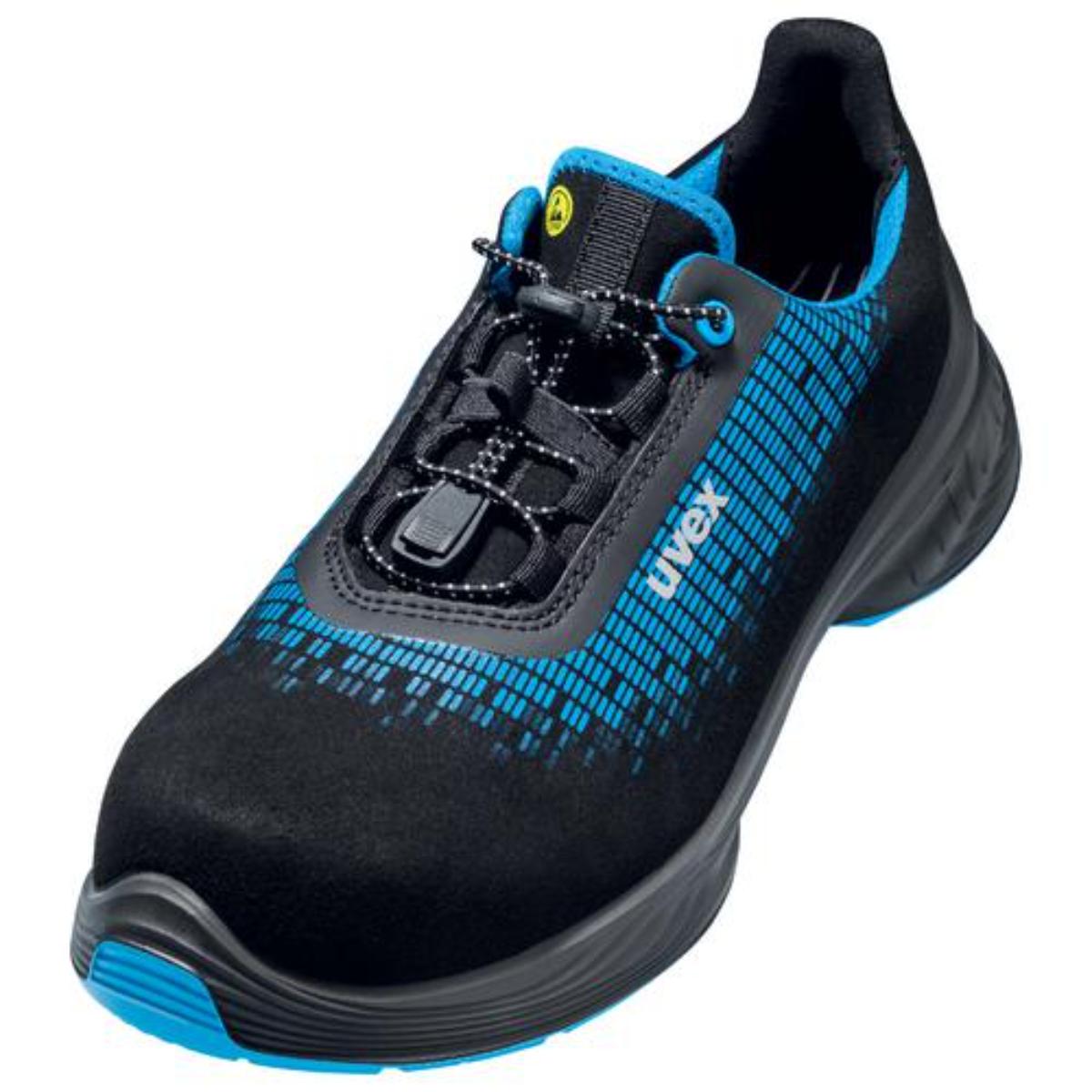 uvex 1 G2 Sicherheitsschuh Halbschuhe S2, blau/schwarz