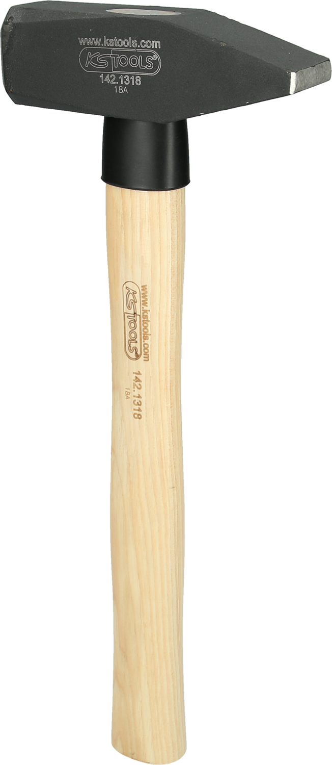 KS Tools Schlosserhammer mit Hickorystiel