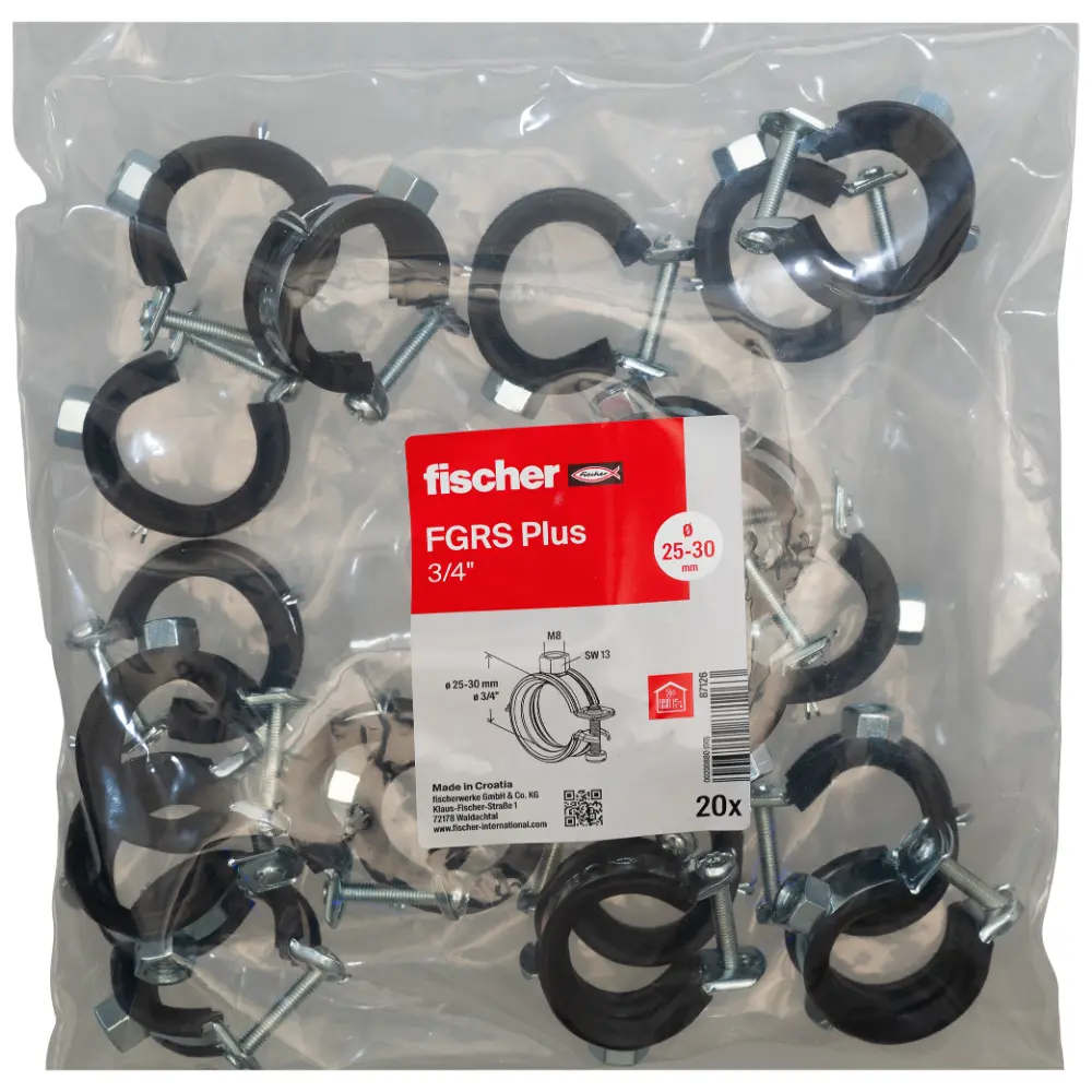 Fischer Gelenkrohrschelle FGRS Plus 3/4" B (20)