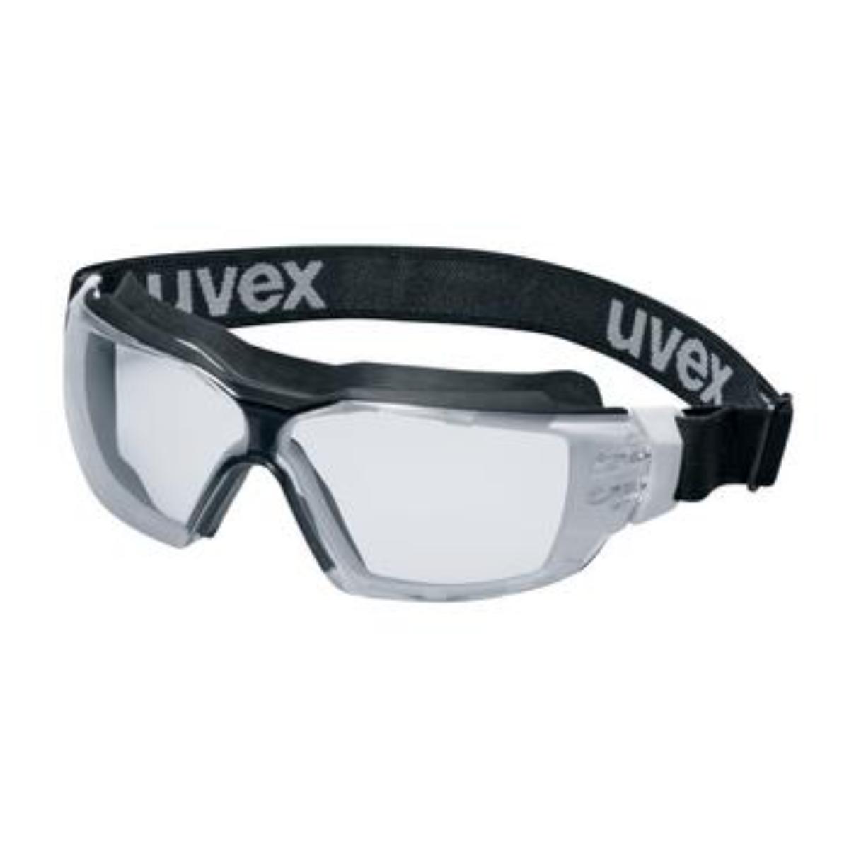 uvex Vollsichtbrille pheos cx2 sonic weiß, schwarz in Retailverpackung