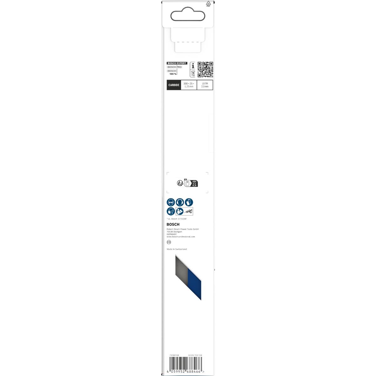 Bosch EXPERT Medium-Thick Tough Metal S1255HHC Säbelsägeblatt, 1-Stück