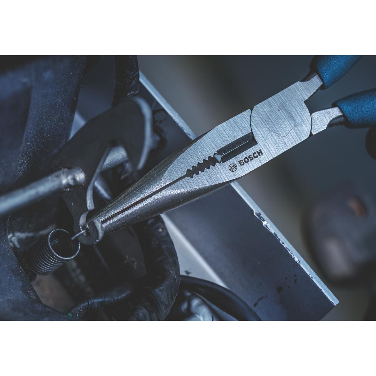 Bosch Spitzzangen 180 mm, tauchbeschichtete, rutschfeste Griffe