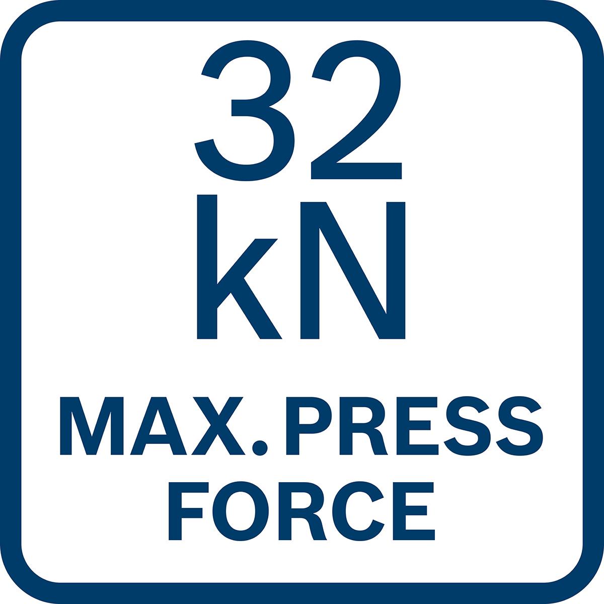 Bosch Akku-Presswerkzeug GPT 18V-32, 1 x XL-BOXX, Kit SV