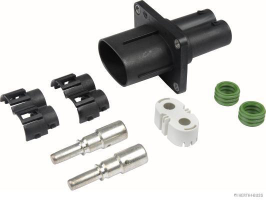 HERTH&BUSS Steckgehäusesatz, 2-polig, 50 mm², Rundstecker
