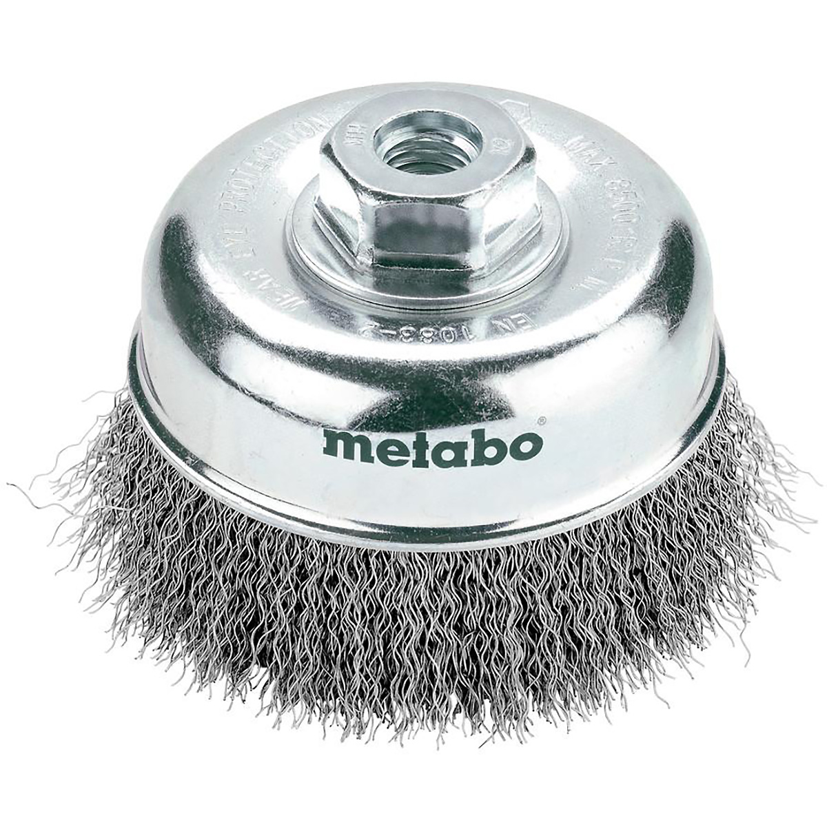 Metabo Topfbürste M 14, Stahldraht, gewellt, Drahtstärke 0,30 mm