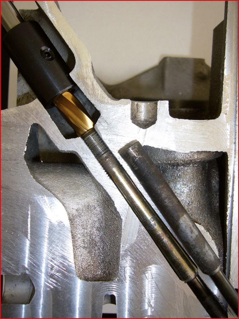 KS Tools Universal Glühkerzen-Ausbohrsatz M8 x 1, 8-tlg