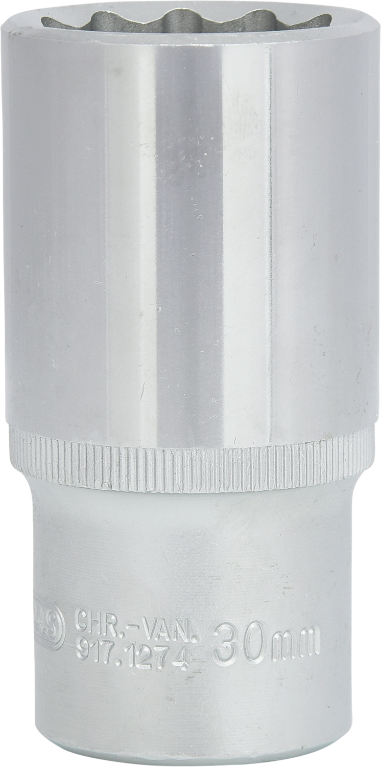 KS TOOLS 1/2" 12-kant-Stecknuss, lang