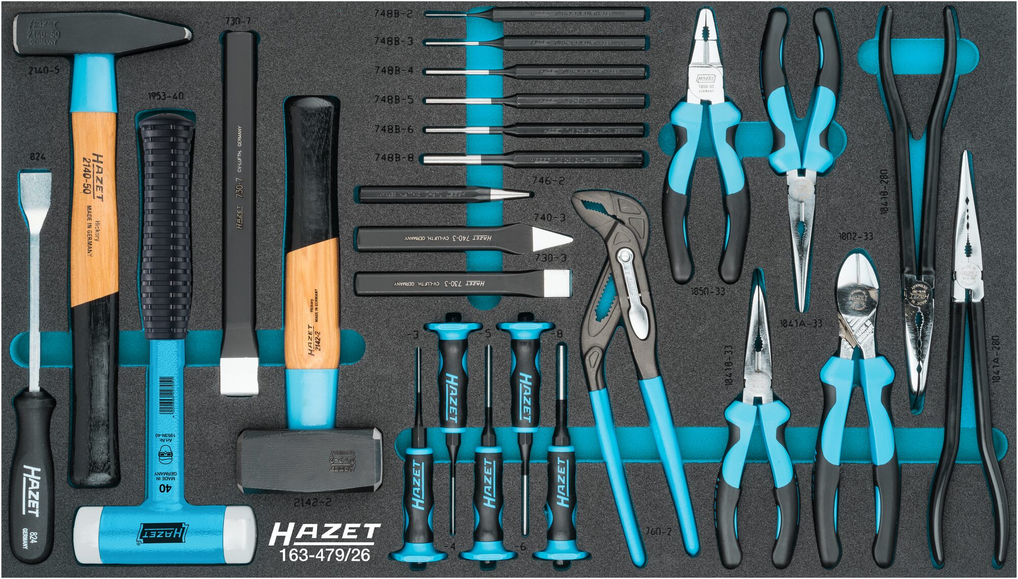HAZET Universal-Satz Einlage 26-teilig