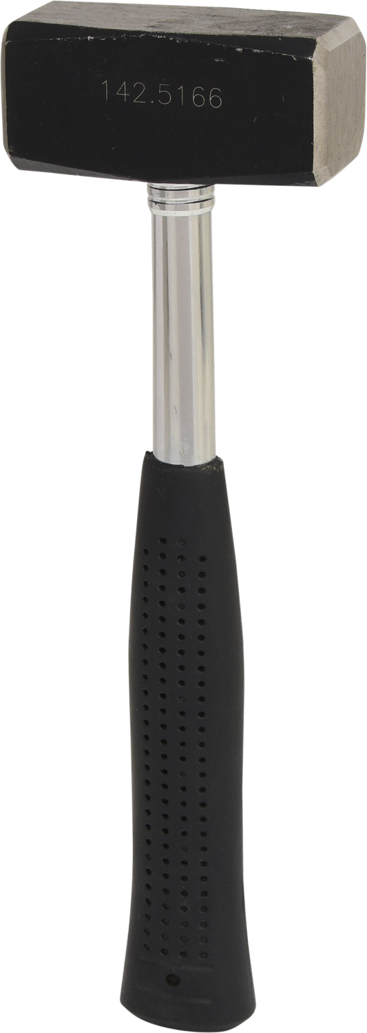 KS Tools Fäustel mit Stahlrohr-Stiel und Kunststoffgriff