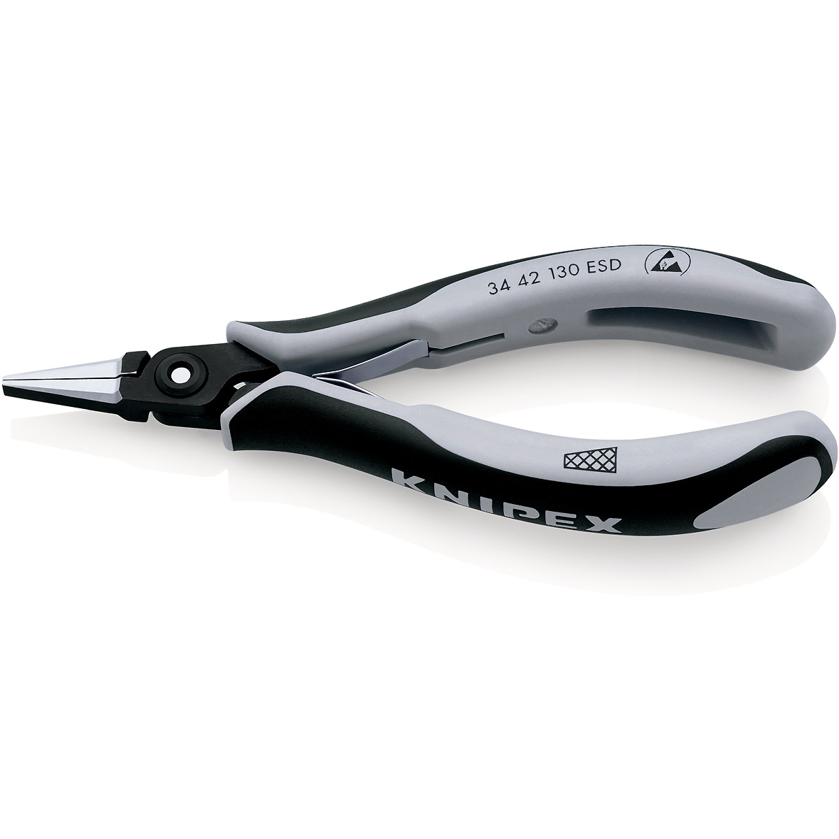 KNIPEX Präzisions-Elektronikzange ESD, flach