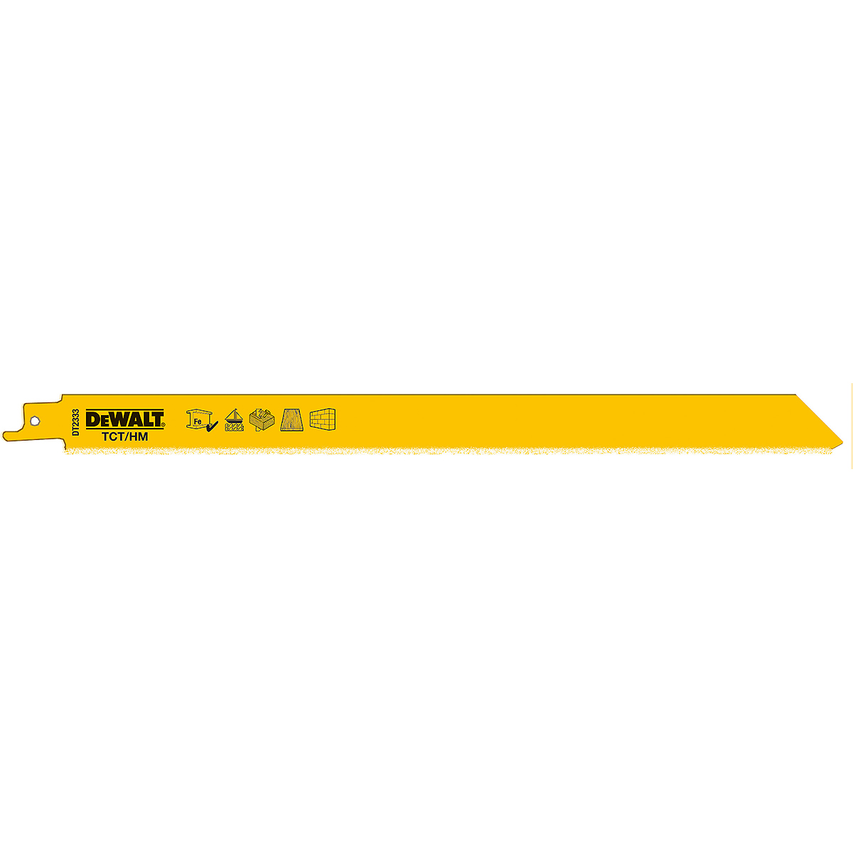DEWALT Spezial Säbelsägeblatt Carbide für Leichtbeton, Ziegel 1 Stück