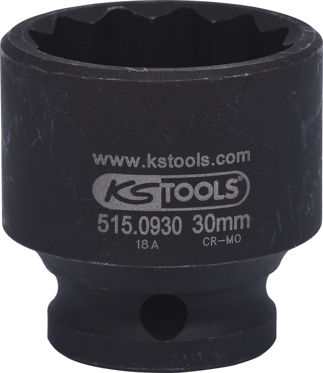 KS Tools 1/2" 12-kant-Kraft-Stecknuss, kurz