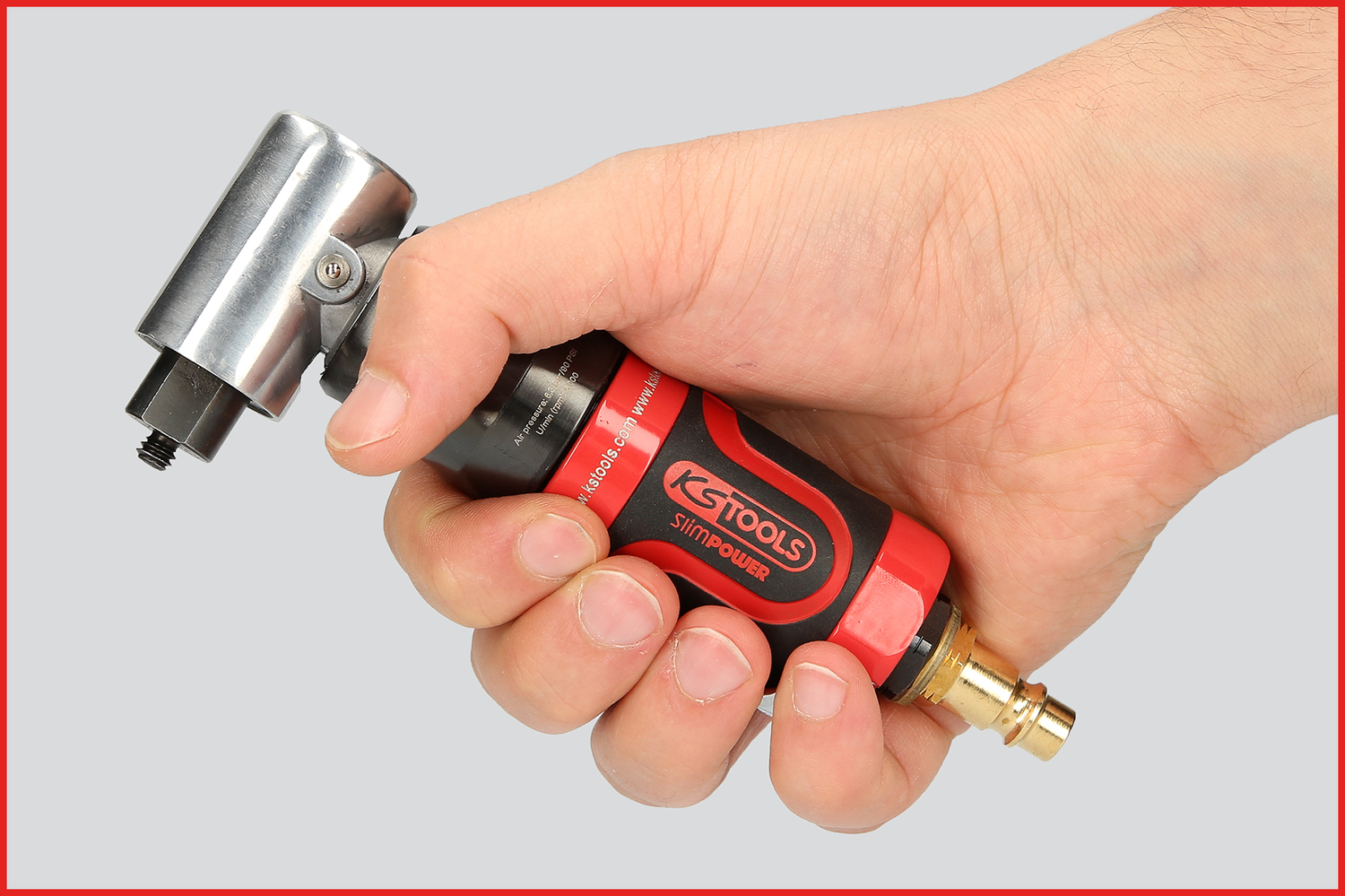 KS Tools 1/4" SlimPOWER Mini-Druckluft-Polierer