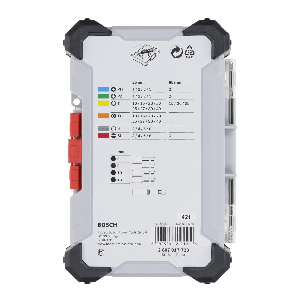 Bosch Extra Hard im Pick and Click-Koffer, 43‑teiliges Set
