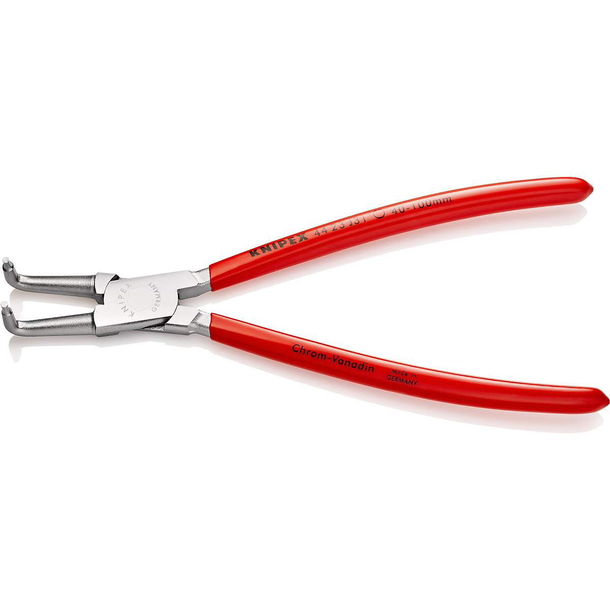 KNIPEX Sicherungsringzange verchromt angewinkelt