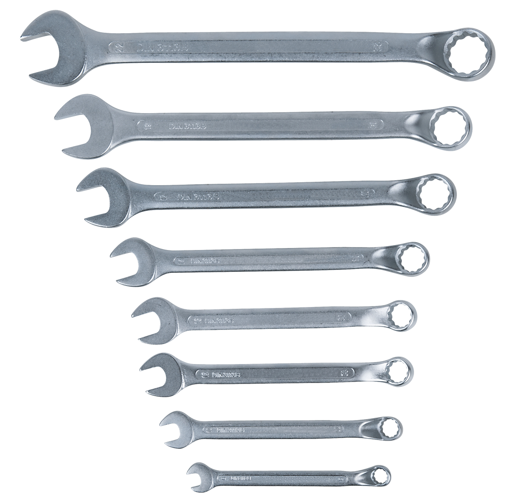 KS Tools Ringmaulschlüssel-Satz, 8-tlg gekröpft, 8-22mm