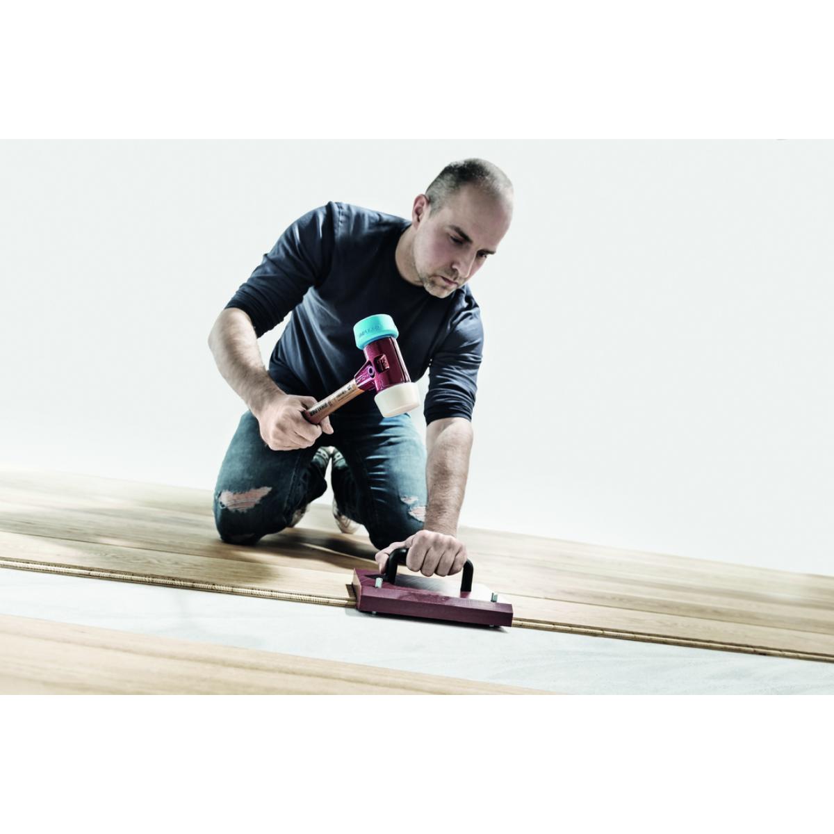 HALDER SIMPLEX - Schonhammer mit TE-Gehäuse und Holzstiel, Superplastik / TPE-soft