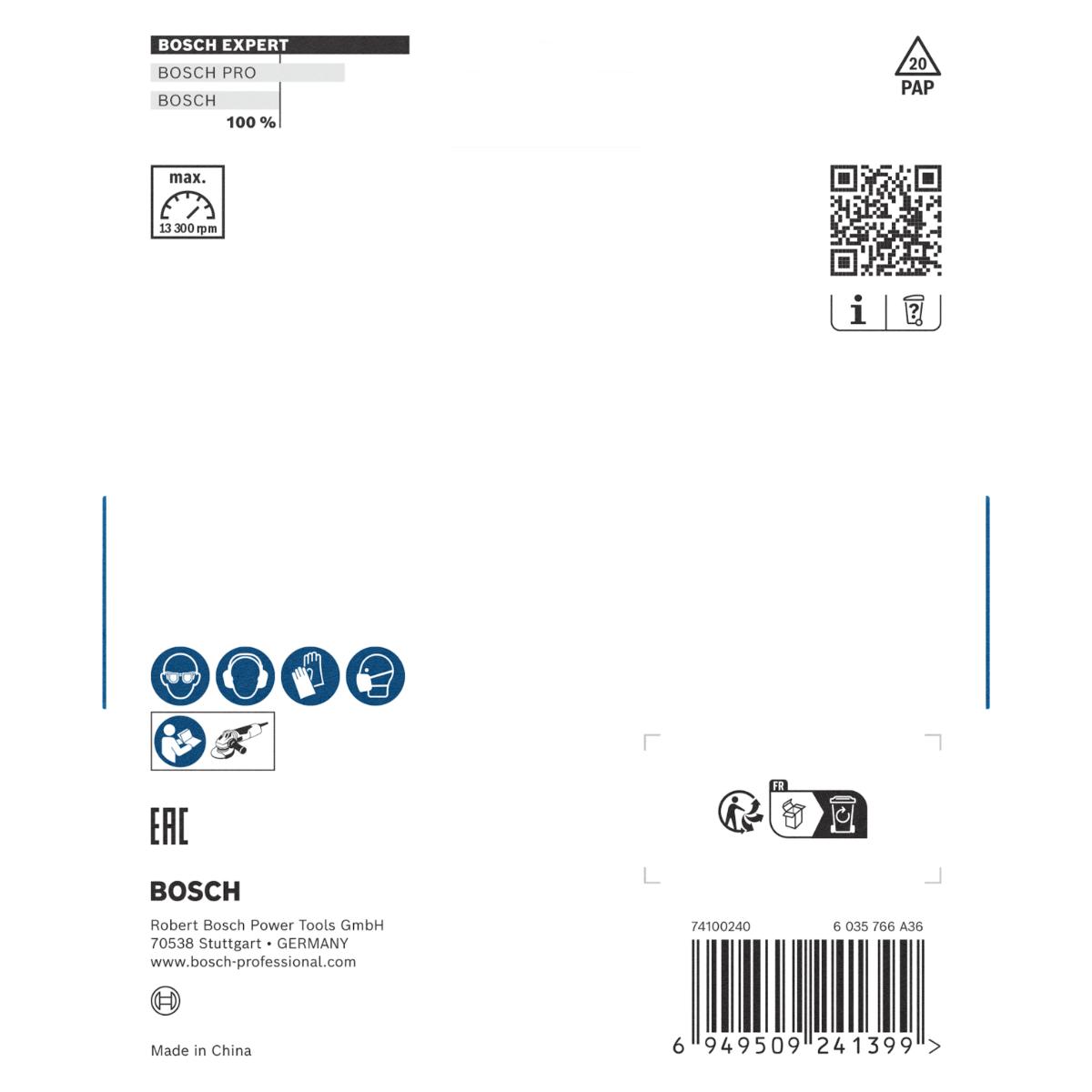 Bosch EXPERT Multi Material Carbide-Topfscheibe fein X-LOCK, 115 mm, 22,23 mm