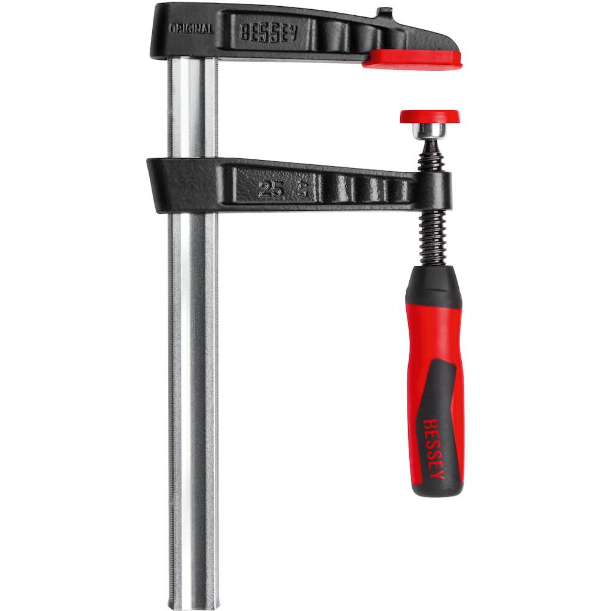 Bessey Original Temperguss-Schraubzwinge TG mit 2-Komponenten-Kunststoffgriff