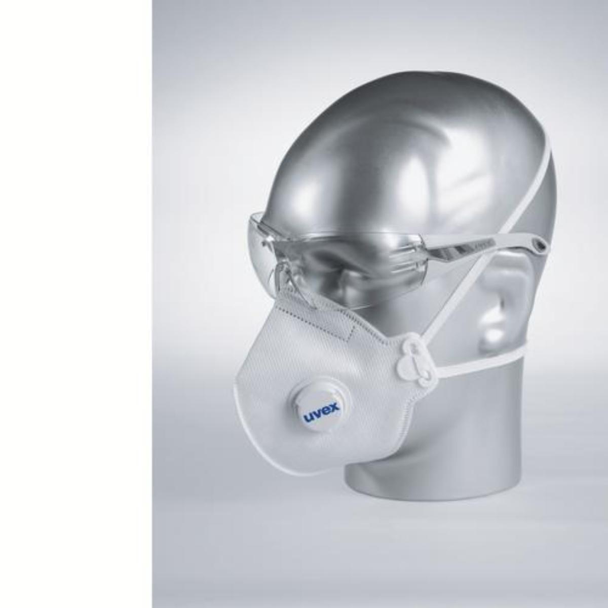 uvex silv-Air c Atemschutzmaske 3110 FFP1 mit Ausatemventil - 15 Stück