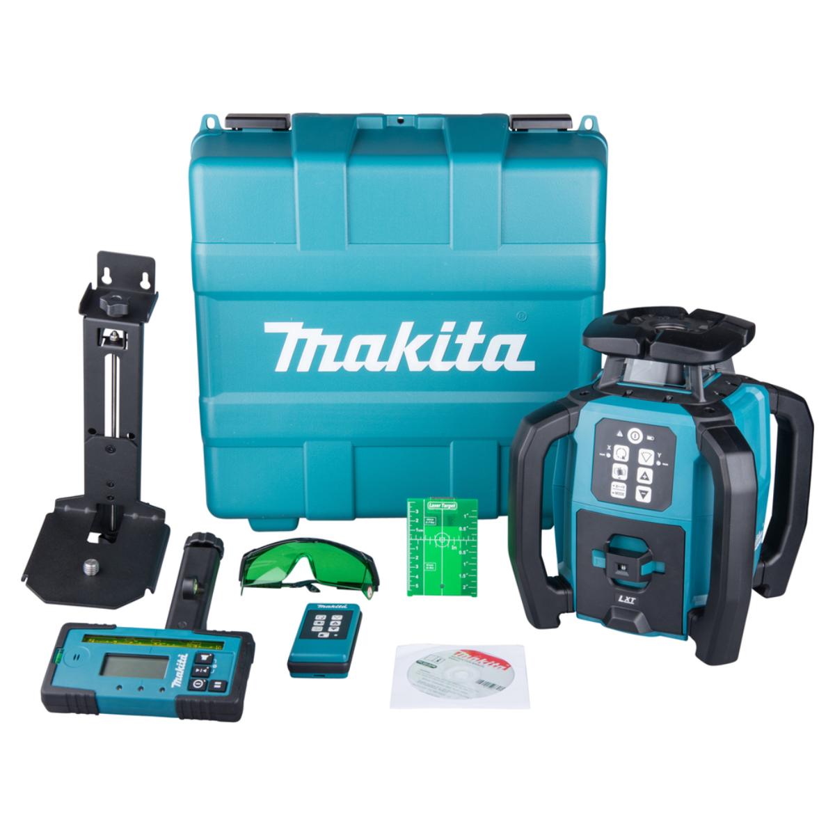 Makita Akku-Rotationslaser 40V max / 18V / 12V max, 800 m, Grün