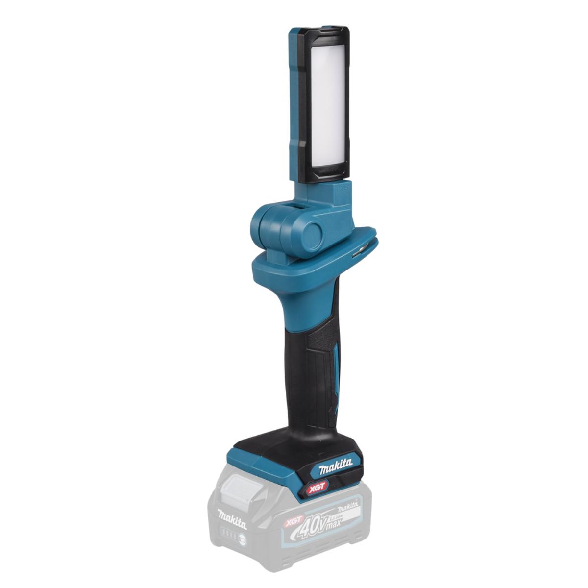 Makita LED-Akku-Arbeitsleuchte 40V max. - 180/400/800 lx - 100/250/500 lm - ML006GX