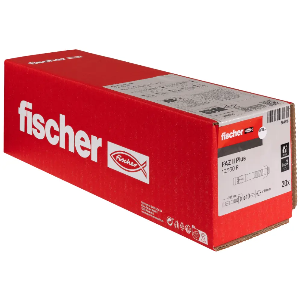 Fischer Bolzenanker FAZ II Plus 10/160 R rostfrei