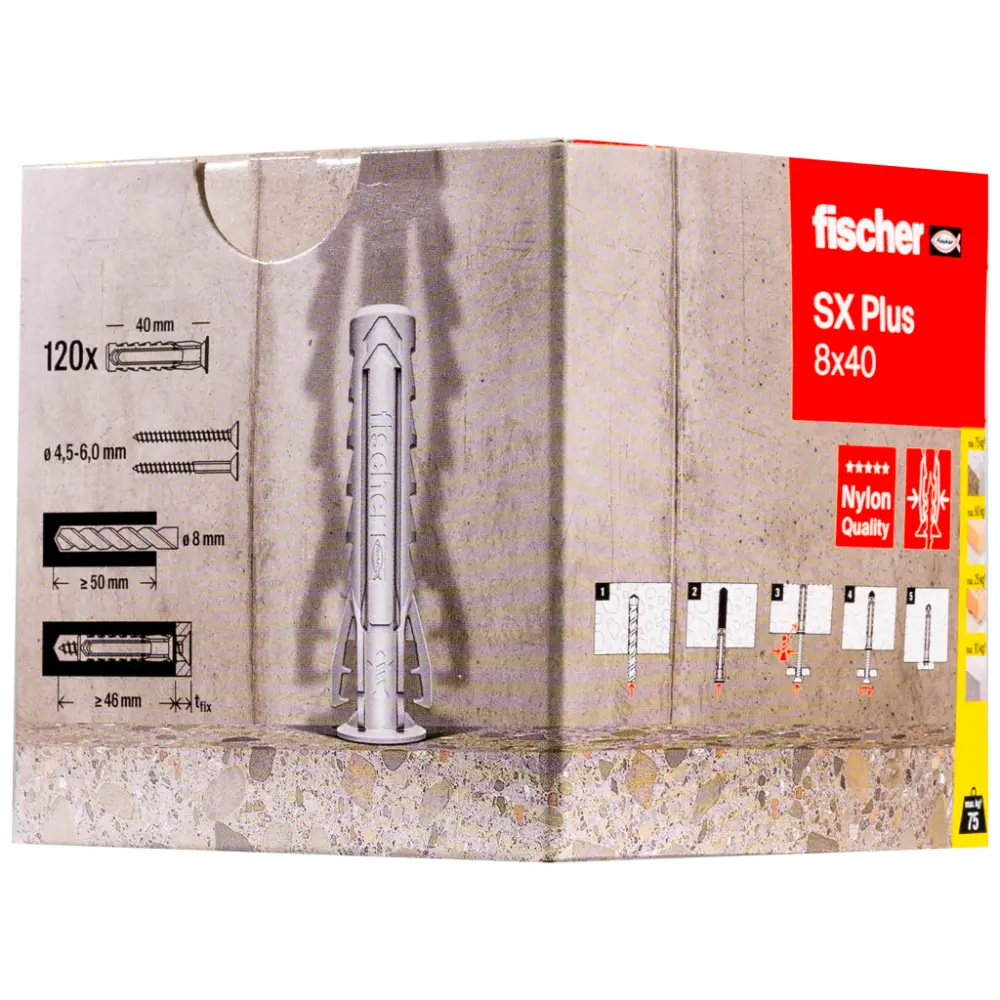 Fischer Spreizdübel SX Plus 8x40 +20%