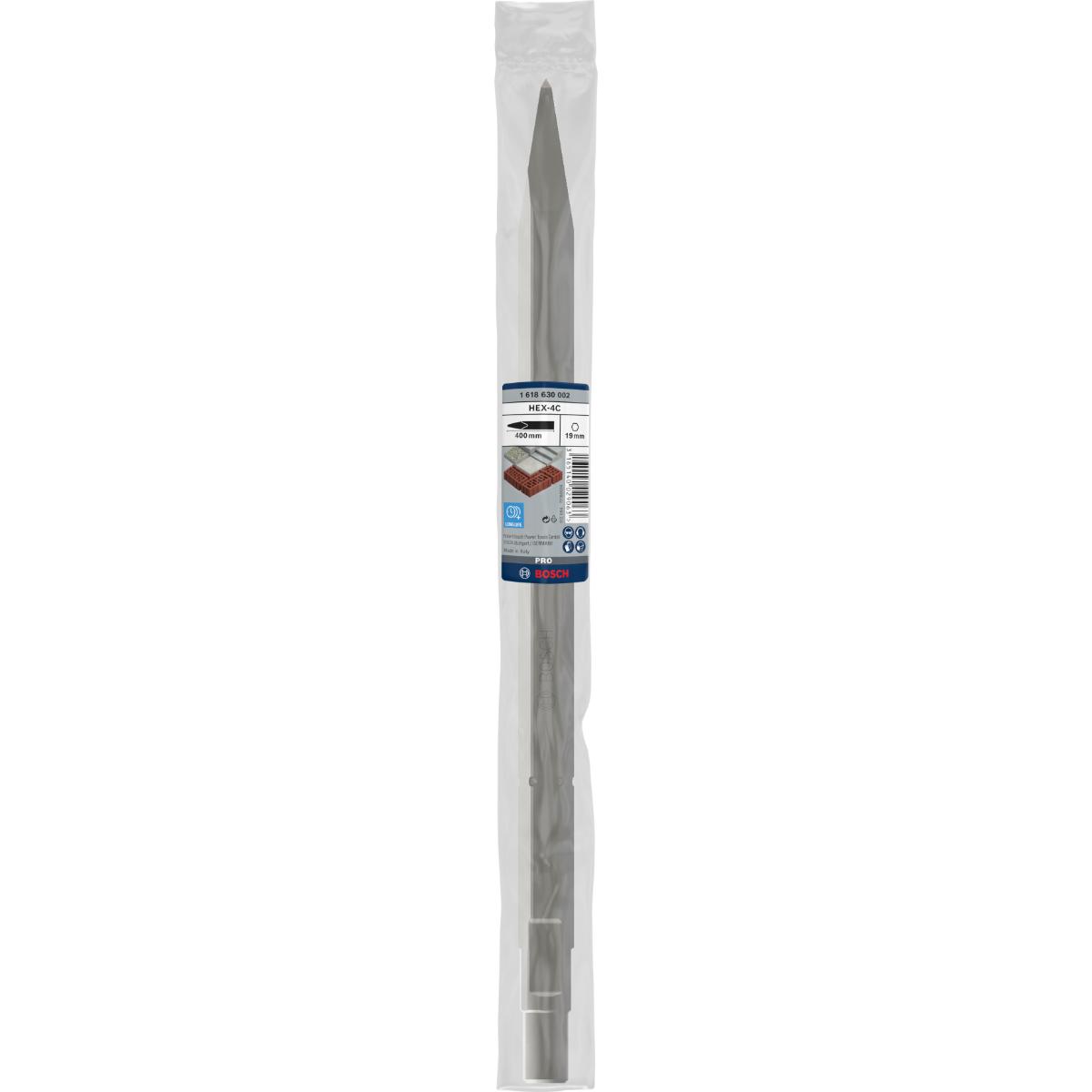Bosch PRO Spitzmeißel Sechskantaufnahme mit abgedrehtem Bund, 400 mm