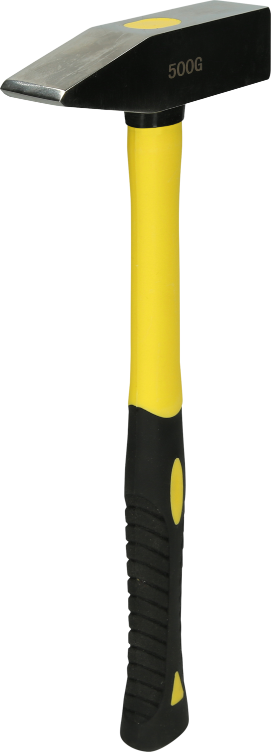 KS Tools EDELSTAHL Schlosserhammer mit Fiberglasstiel