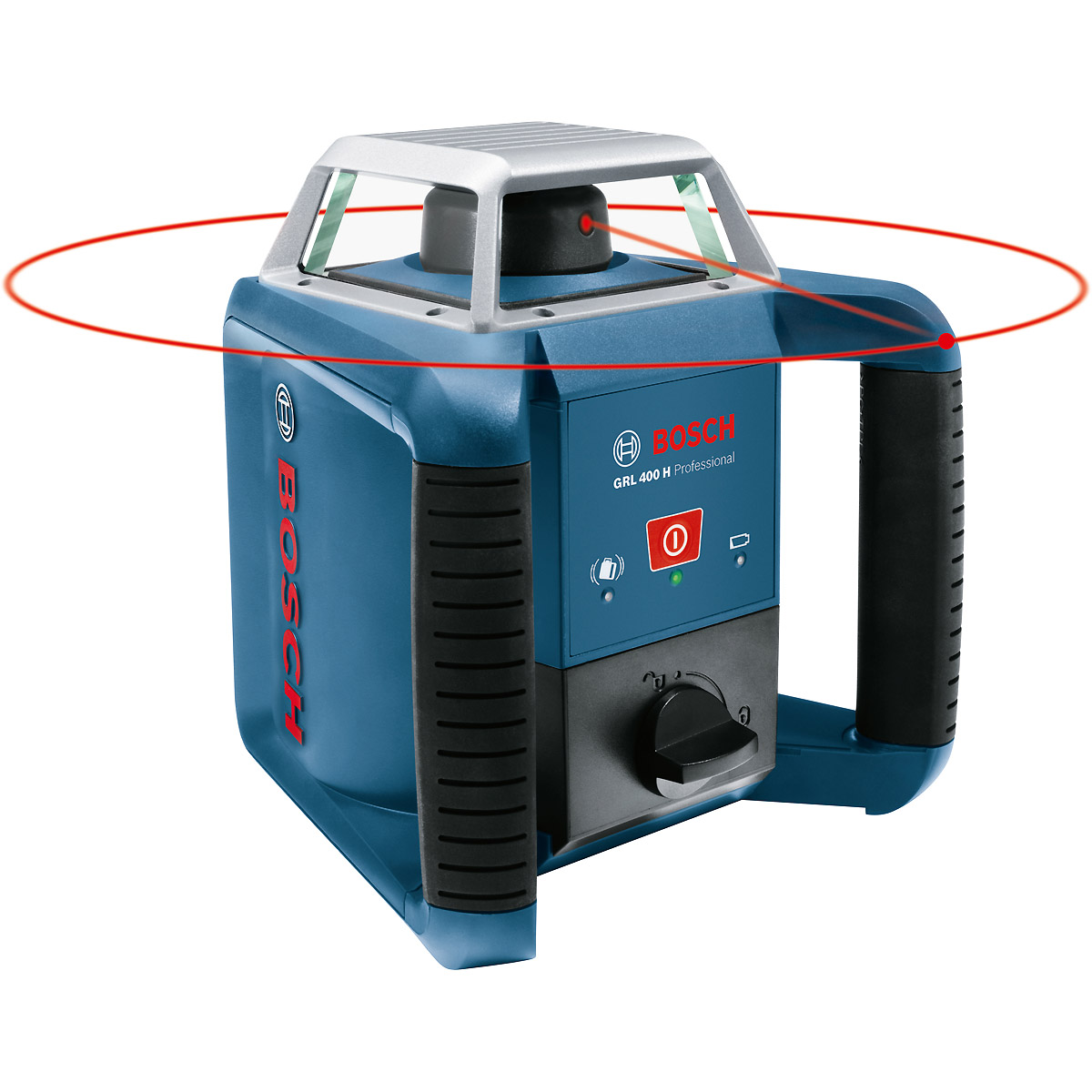 Bosch Rotationslaser GRL 400 H, mit Laserempfänger LR 1 und Transportkoffer
