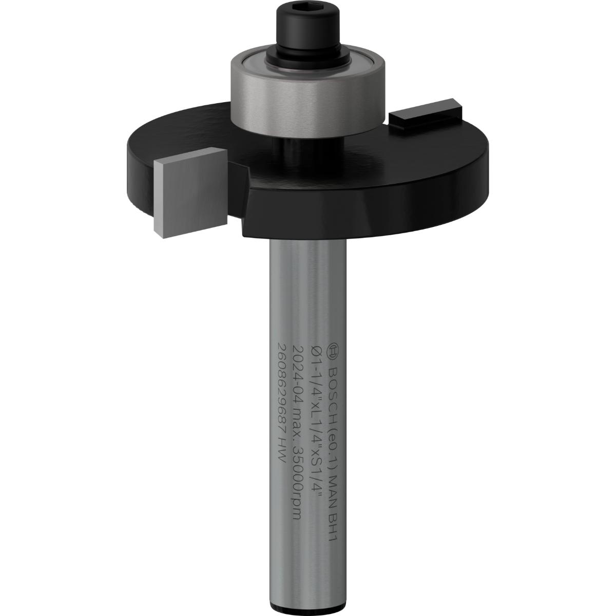 Bosch PRO Nutfräser, L 1/4, Schaft 1/4